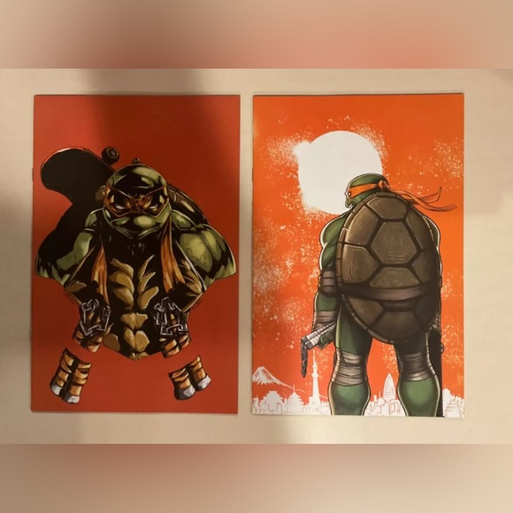 TMNT # 1 SDCC, # 1, 2 NYCC, # 2 8 Bit, TMNT # 2 NYCC 2024 Virgin Variant Poncho - Picture 12 of 16